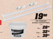 The Standard Double Curtain Track-2m