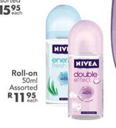 Nivea Roll-on Assorted-50ml Each