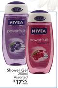 Nivea Shower Gel Assorted-250ml Each