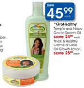 Grohealthy Temple & Nope Gro or Growth Oil-Each