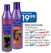 Dark and Lovely Oil Moisturiser Lotion or Spray-300ml Each