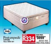 Posturepedic Supreme 152cm Base Set