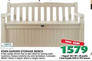 Eden Garden Storage Bench