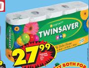 Twinsaver 1-Ply Toilet Rolls - 10's
