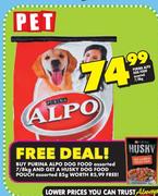 Purina Alpo Dog Food- 7/8 Kg