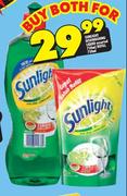 Sunlight Dishwashing Liquid 750ml/Liquid 750ml