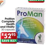 Proman Complete Health & Vitality-30 Capsules