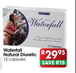 Waterfall Natural Diuretic-15 Capsules
