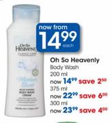 Oh So Heavenly Body Wash-200ml Each