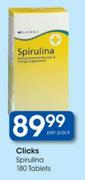Clicks Spirulina Tablets-180's Per Pack