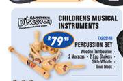 Sanchez Childrens Musical Instruments Percussion Set