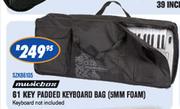 Musicbox 61 Key Paddded Keyboard Bag(5MM Foam)