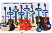Sanchez Classical & Steel String Guitars(MG403)-41"