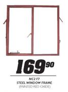 NC2 F7 Steel Window Frame (Painted Red Oxide)