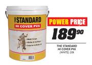 The Standard Hi Cover PVA (White)-20l