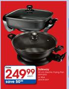 Safeway 32cm Electric Frying Pan (SEFP-001D) or Wok (SEWOK-001F)-each