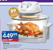 Safeway 1200 Watt Convection Oven with Tempered Glass Lid (SCO816)