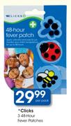 Clicks 3 48-Hour Fever Patches-Per Pack