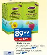 Bioharmony Ultimate Omega Capsules-60's Per Pack