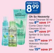 Oh So Heavenly Spritzer & Go Spray-50ml Each
