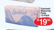 Carriwell Maternity Pads - 12 Pack