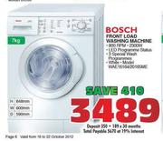 Bosch Front Load Washing Machine-7kg (WAE16164/20165ME)