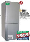 Bauer Silver Bottom Freezer Fridge-260 Ltr (BCD290)