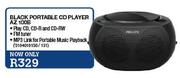 Philips Black Portable CD Player-AZ100B