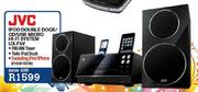 JVC iPod Double Dock/CD/USB Micro HiFi System-UX F5V