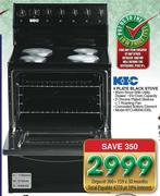 KIC 4 Plate Black Stove(KFCU6004UDBL)