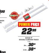 Build It Double Curtain Track-2m