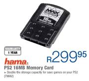 hama PS2 16MB Memory Card