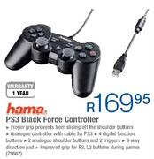 hama PS3 Black Force Controller