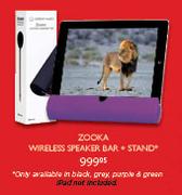 Zooka Wireless Speaker Bar + Stand