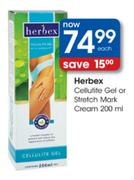 Herbex Cellutite Gel Or Stretch Mark Cream-200ml
