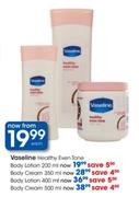 Vaseline Healthy Even tone Body Lotion-400ml Each