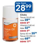Clicks Tissue Oil-200ml