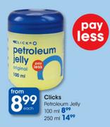 Clicks Petroleum Jelly-100ml Each