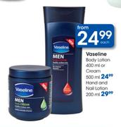 Vaseline Body Lotion-400ml Or Cream-500ml Each