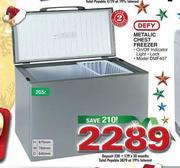 Defy Metalic Chest Freezer (DMF407)