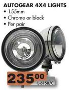 Auto Gear 4x4 Lights-155mm