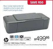 HP DeskJet 1000 Colour Printer