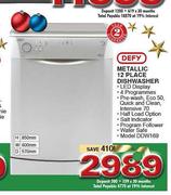 Defy Metallic 12 Place Dishwasher (DDW169)