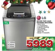 LG Silver Top Load Washing Machine-16kg
