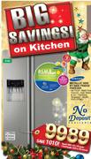 Samsung Metallic Side By Side Fridge/Freezer-516Ltr