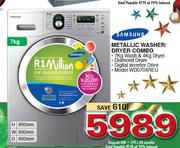 Samsung Metallic Washer/Dryer Combo-7kg