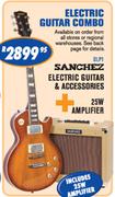 Electric Guitar Combo Sanchez Electric Guitar And Accessories