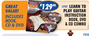 Learn To Play Guitar Instruction Book,DVD & CD Combo-LTP01