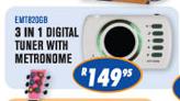 3-In-1 Digital Tuner With Metronome