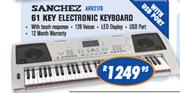 Sanchez 61 Key Electronic Keyboard-ARK2175